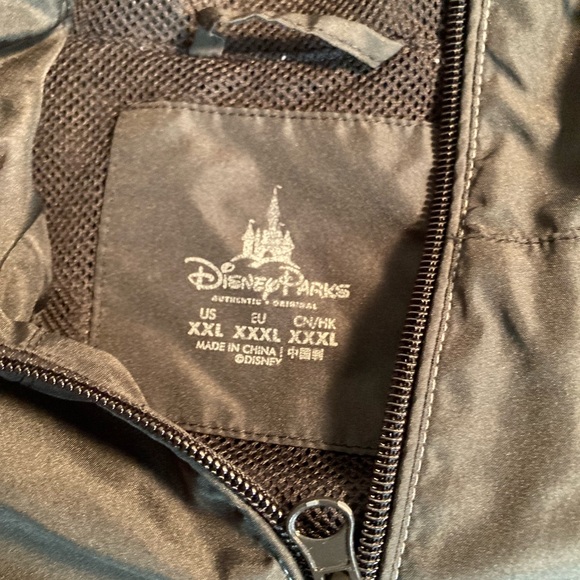 Walt Disney World Mens black grey 1971 Windbreaker Jacket Sz XXL - Picture 6 of 8